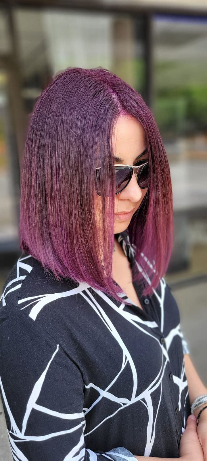 Salon hair results